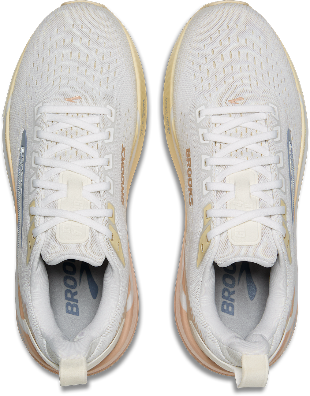 Brooks Womens Ghost Max 4 - White/Rose/Rutabaga - Neutral - AW26