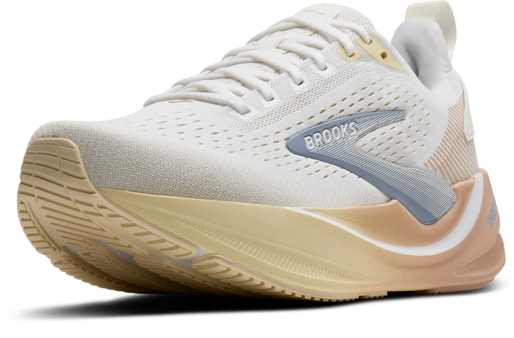 Brooks Womens Ghost Max 4 - White/Rose/Rutabaga - Neutral - AW26