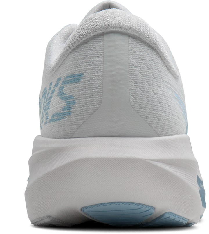 Brooks Womens Ghost Amp - White/Blue/Metallic - Neutral - AW26