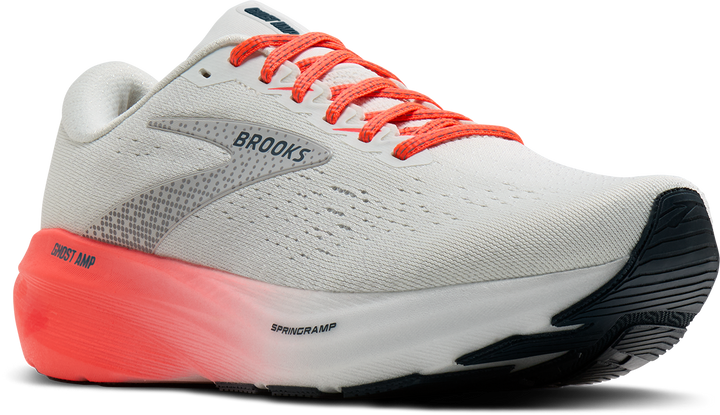 Brooks Womens Ghost Amp - Shower/Coral/Strawberry - Neutral - AW26