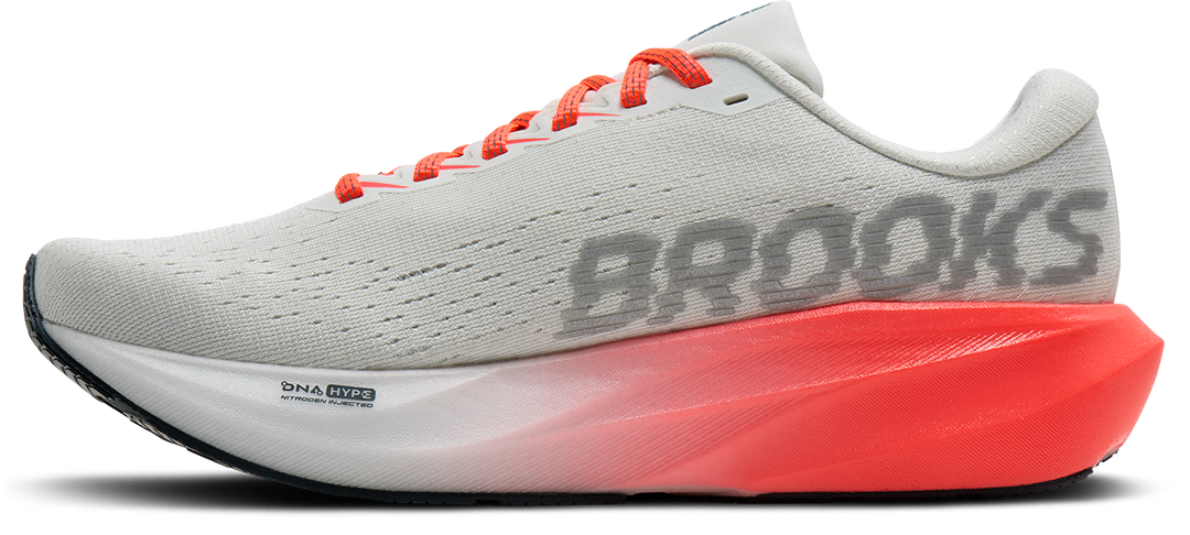 Brooks Womens Ghost Amp - Shower/Coral/Strawberry - Neutral - AW26