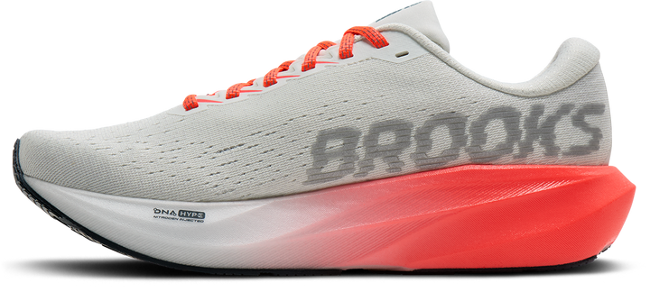 Brooks Womens Ghost Amp - Shower/Coral/Strawberry - Neutral - AW26