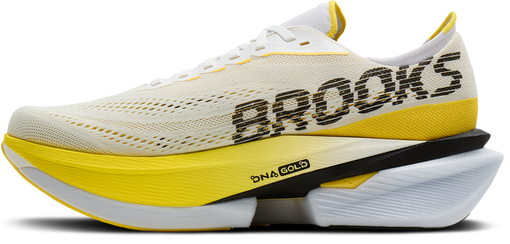 Brooks Womens Hyperion Max 4 - White/Cyber Yellow/Black - Neutral - AW26