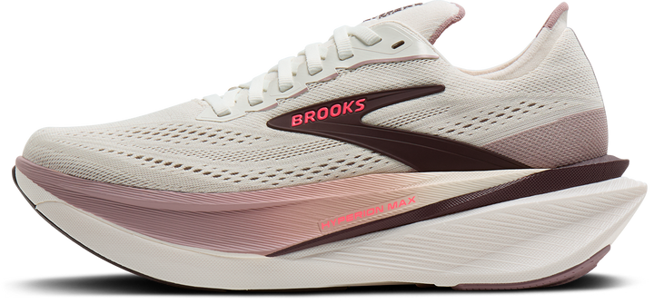 Brooks Womens Hyperion Max 4 - Coconut/Raisin/Pink - Neutral - AW26
