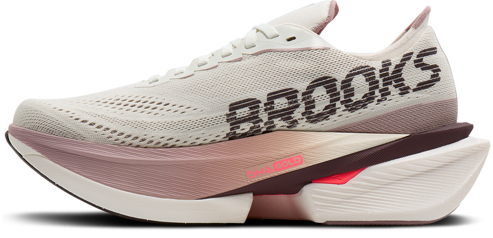 Brooks Womens Hyperion Max 4 - Coconut/Raisin/Pink - Neutral - AW26