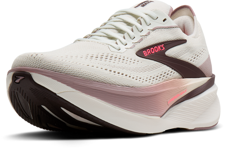 Brooks Womens Hyperion Max 4 - Coconut/Raisin/Pink - Neutral - AW26
