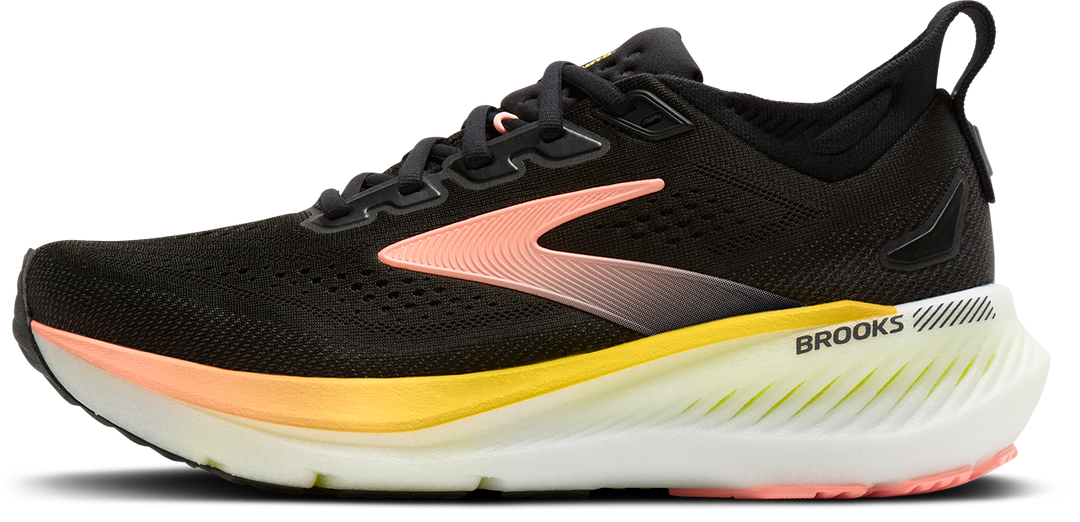 Brooks Womens Glycerin GTS 23 - Black/Peach/Nightlife - Stability - AW26