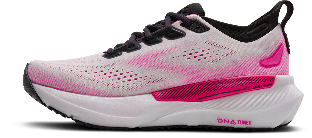 Brooks Womens Glycerin GTS 23 - White/Phantom/Cyber Pink - Stability - SS26
