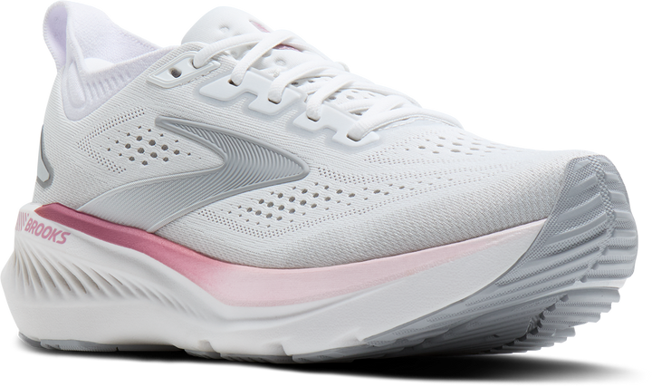 Brooks Womens Glycerin GTS 23 - White/Harbor Mist/Metallic - Stability - SS26