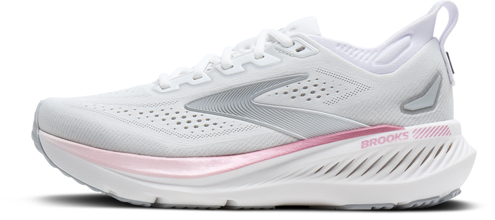 Brooks Womens Glycerin GTS 23 - White/Harbor Mist/Metallic - Stability - SS26