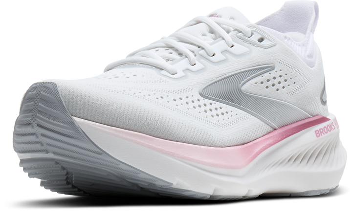 Brooks Womens Glycerin GTS 23 - White/Harbor Mist/Metallic - Stability - SS26