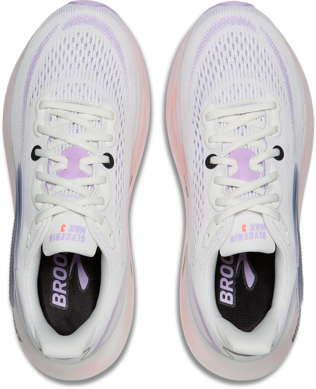 Brooks Womens Glycerin Max 3 - White/Hyper Iris/Coral - Neutral - SS27