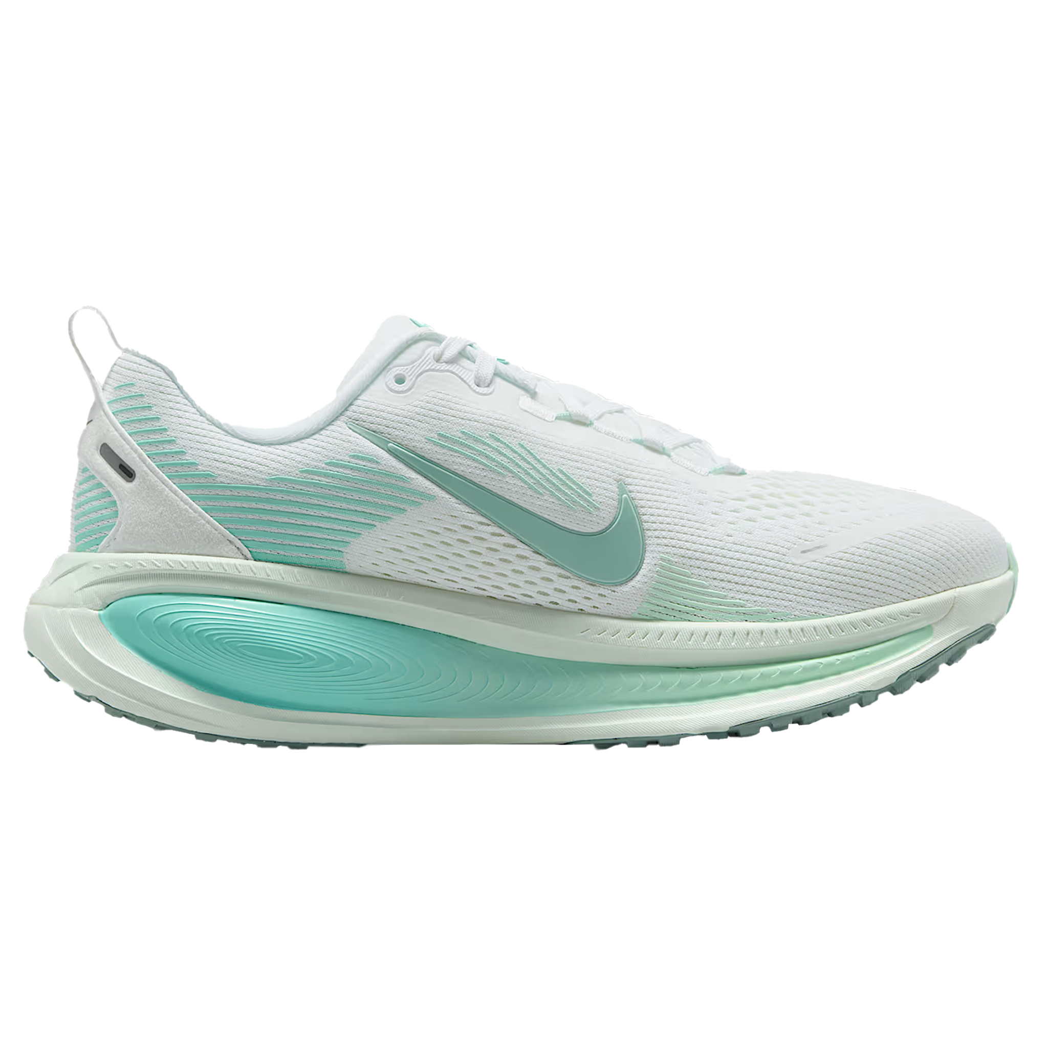 Nike Womens Vomero 18 - White/Bleached Turquoise/Mint Foam - Neutral - AW25