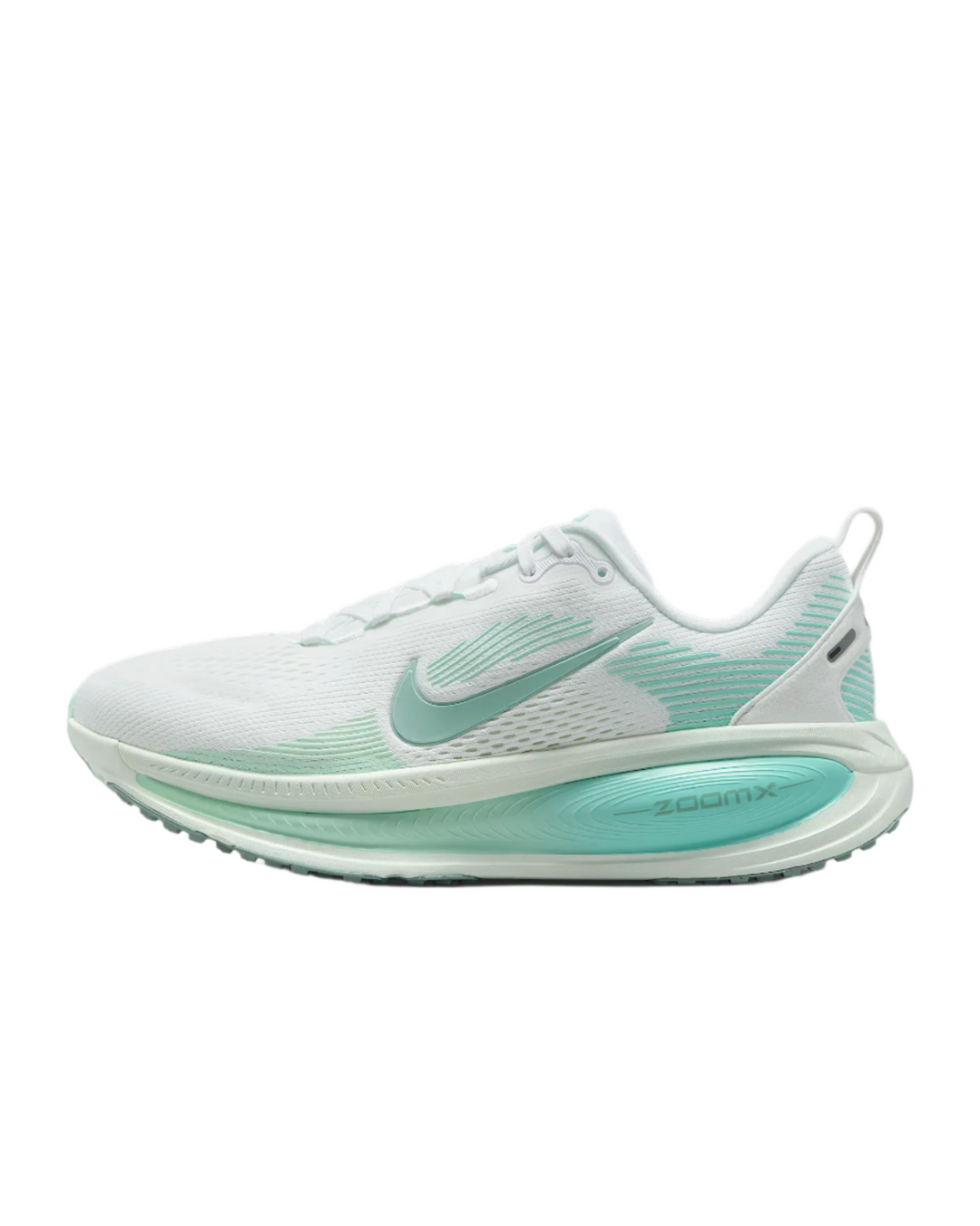 Nike Womens Vomero 18 - White/Bleached Turquoise/Mint Foam - Neutral - AW25