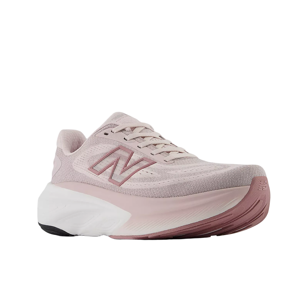 New Balance Womens Fresh Foam X More v6 - Stone Pink/Rosewood/Silver Metallic - Neutral - AW26