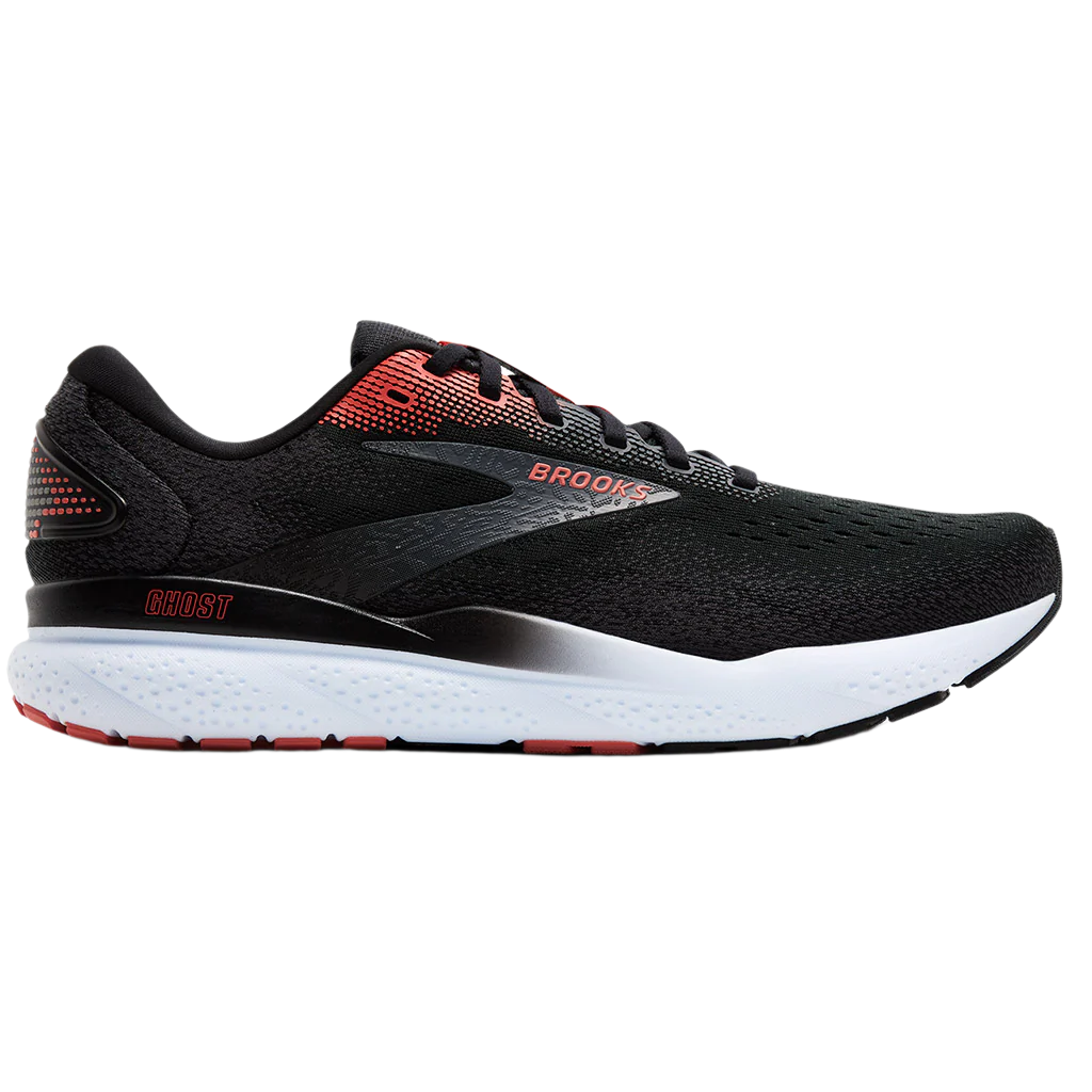 Brooks Mens Ghost 16 - Black/Ebony/Burnt Sienna - Neutral