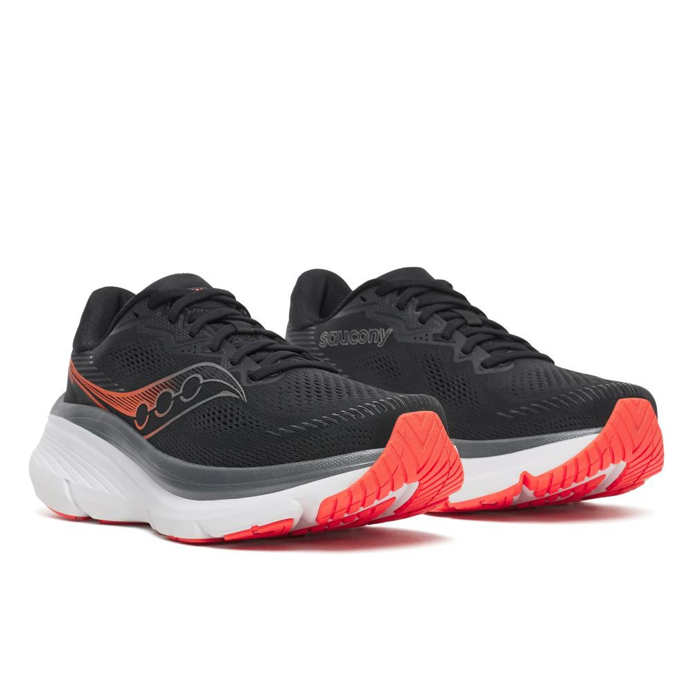 Saucony Mens Guide 19 - Black/Vizired - Stability - AW26