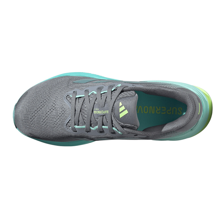 Adidas Womens Supernova Rise 2 - Grey/Magic Grey/Metallic/Flash Aqua - Neutral - AW25