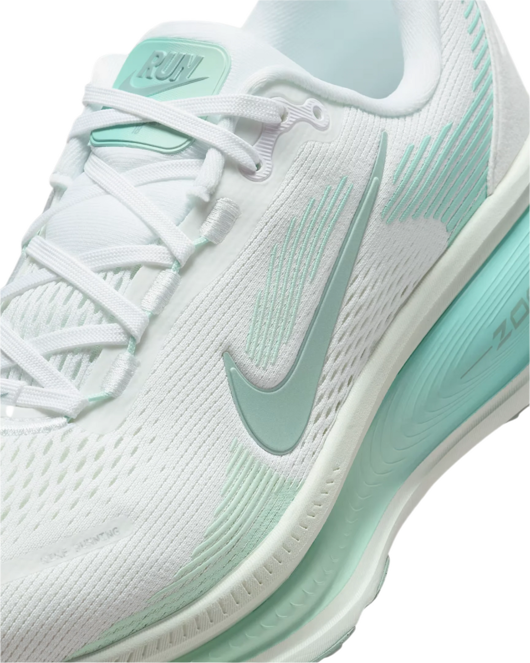 Nike Womens Vomero 18 - White/Bleached Turquoise/Mint Foam - Neutral - AW25