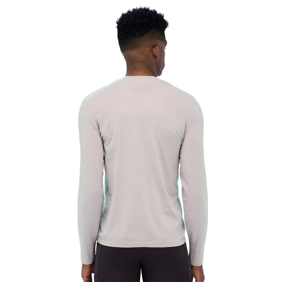 Bandit Herren-Synthetik-Langarmshirt mit nahtlosem Farbverlauf – Ash Gradient – SS26