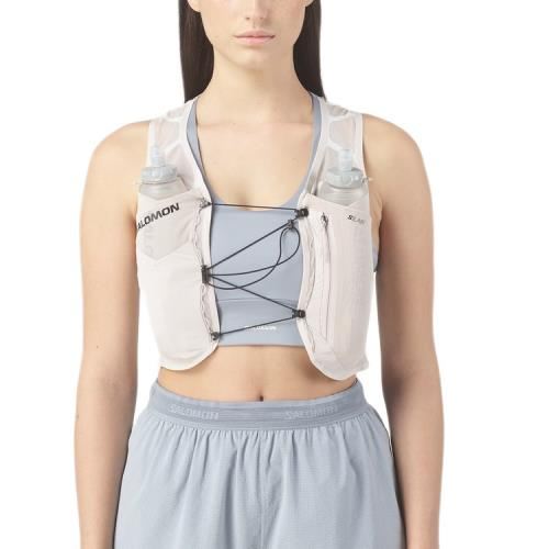 Gilet unisexe avec flacons Salomon GRVL Concept Skin 2 - Silver Cloud