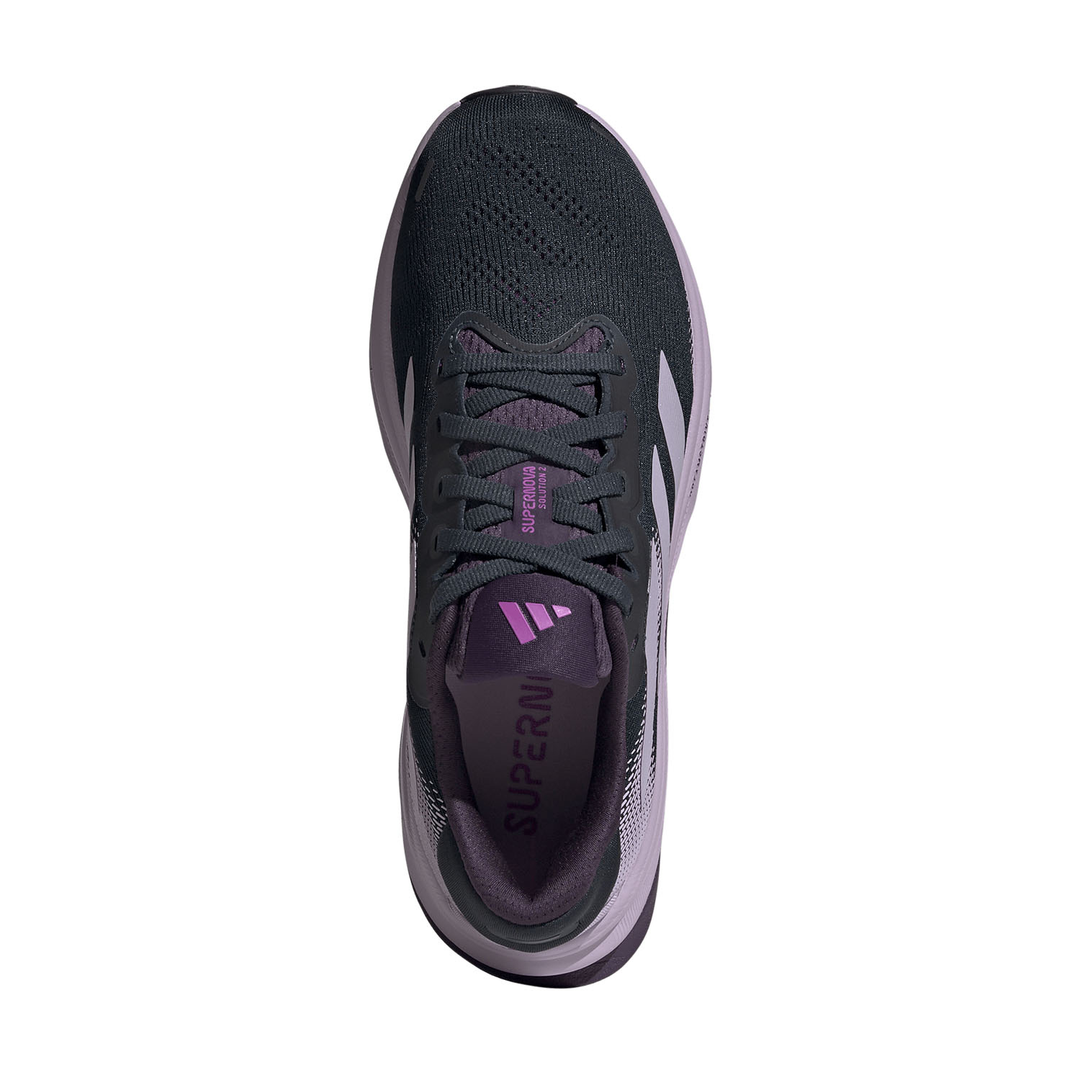 Adidas Womens Supernova Solution 2 - Aurora Ink/Powder Plum/Aurora Plum - Stability - AW25