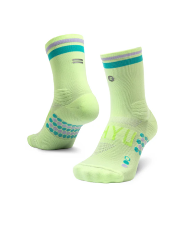 SHYU Racing Half Crew Socks - Pear/Mermaid/Lilac