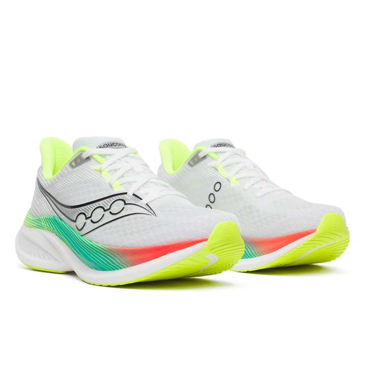 Saucony Mens Endorphin Speed 5 - White/Multi - Neutral - AW26