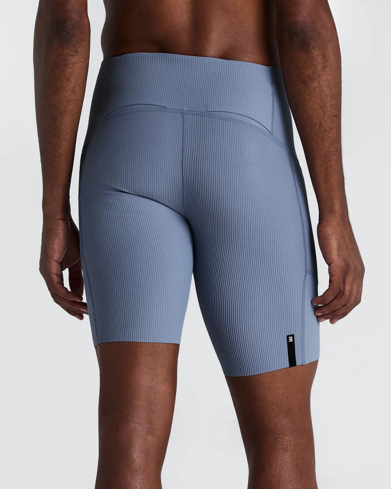 Bandit Men's Striped Cadence Half Tights - Steel Horizon/Pavillion Blue - AW26