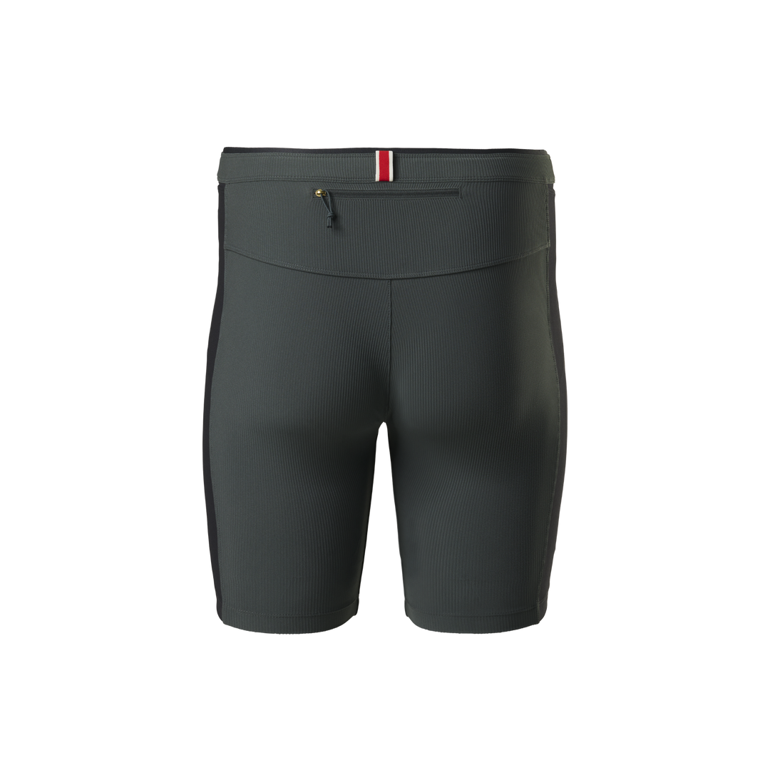 Tracksmith Mens Twilight Half Tights (Lined) - Urban/Black - SS26