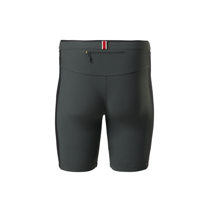 Tracksmith Mens Twilight Half Tights (Lined) - Urban/Black - SS26