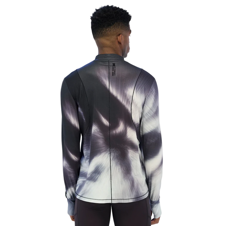Bandit Herren AuraGrid Mockneck Langarm – Haze Multi – SS26