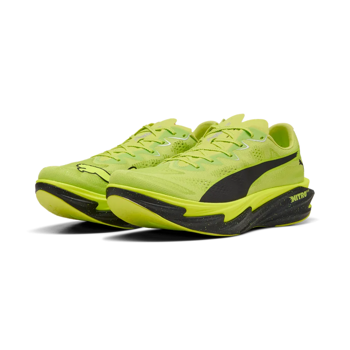 Puma Mens Deviate NITRO Elite 4 - Sunny Lime/Puma Black - Neutral - AW26