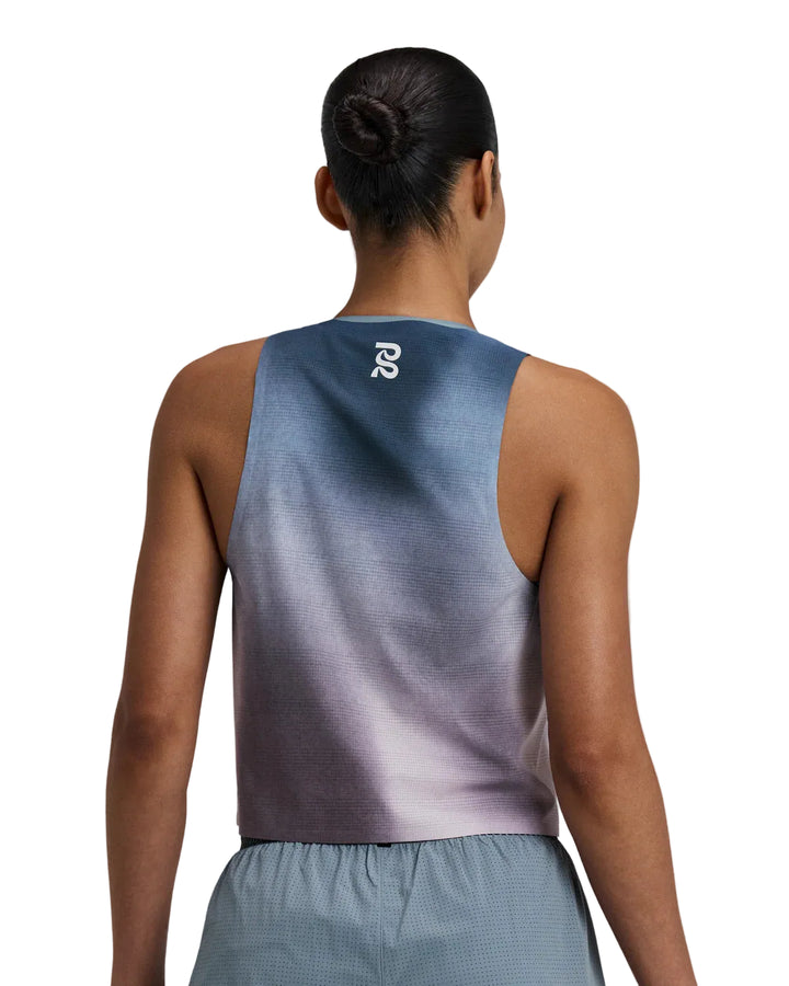 Bandit Womens Tank Singlet - Aegean Blue Wave Print - SS26