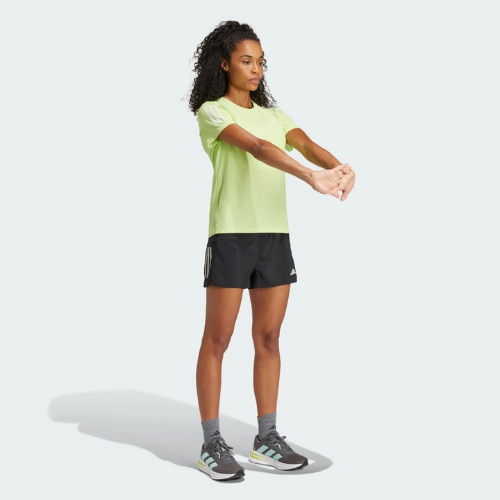 Adidas Womens Own the Run Tee - Green