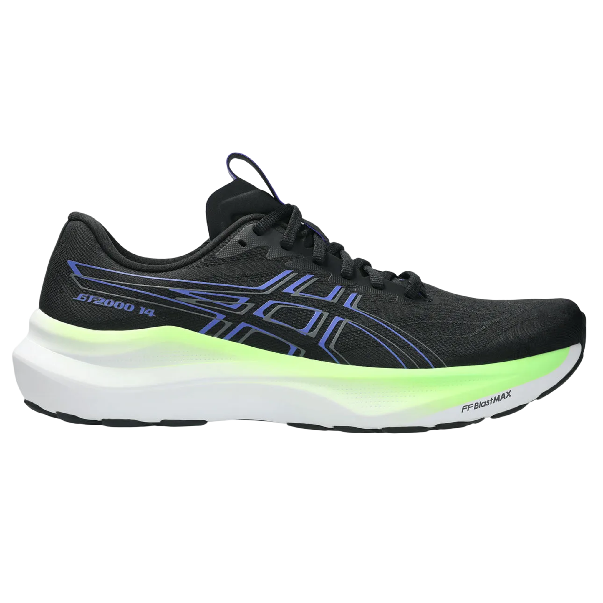 Asics Hommes GT-2000 14 - Noir/Cobalt Burst - Stabilité - SS26