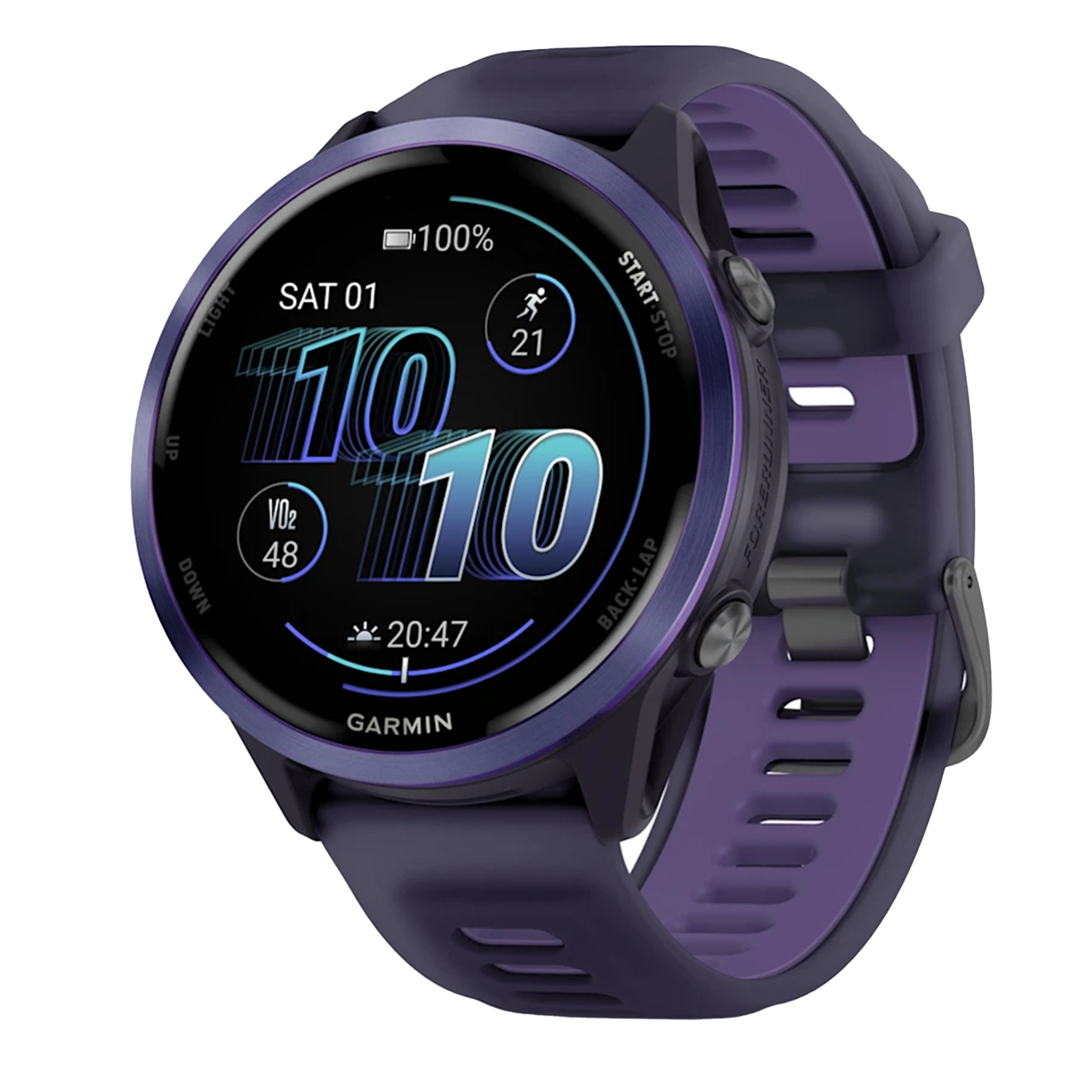 Garmin Forerunner 570 - 47mm - Indigo Aluminium/Imperial Purple