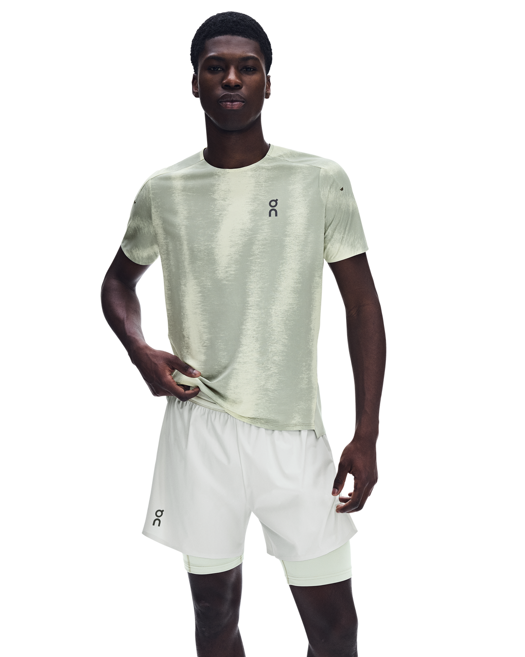 ON Mens Performance-T Terra - Seedling/Tin - SS26