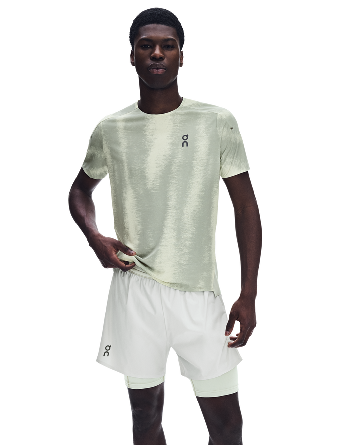 ON Mens Performance-T Terra - Seedling/Tin - SS26