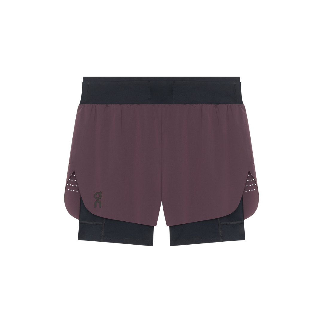 ON Mens Zero 2-in-1 Shorts - Urchin/Black - AW26