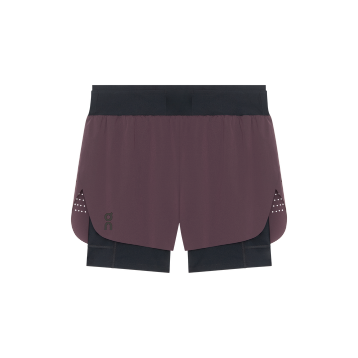 ON Mens Zero 2-in-1 Shorts - Urchin/Black - AW26