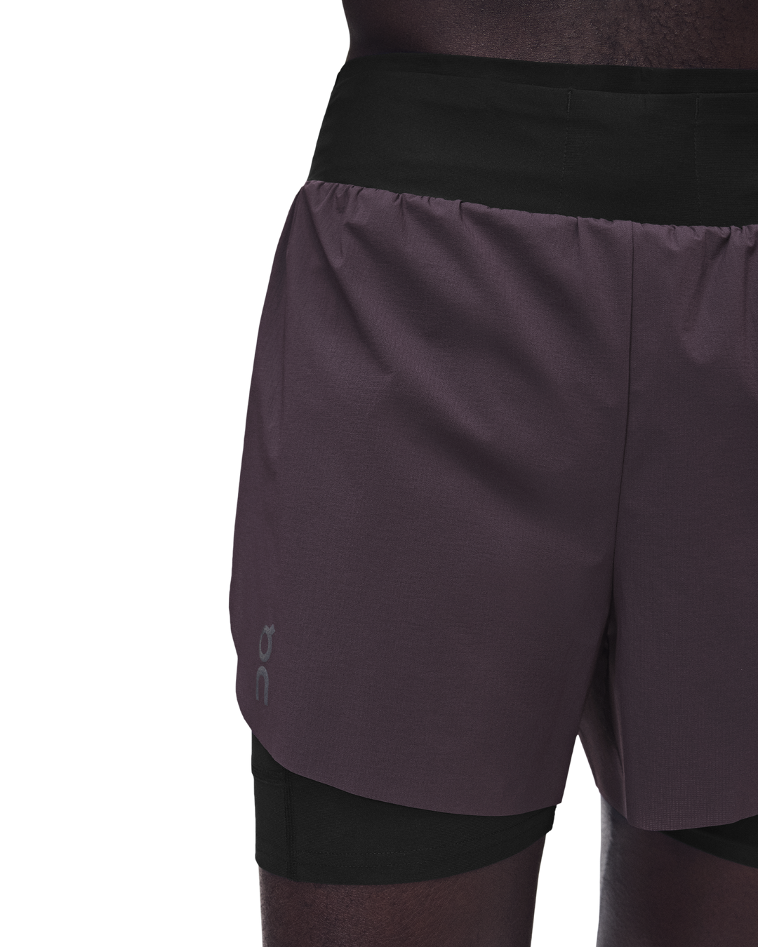 ON Mens Zero 2-in-1 Shorts - Urchin/Black - AW26
