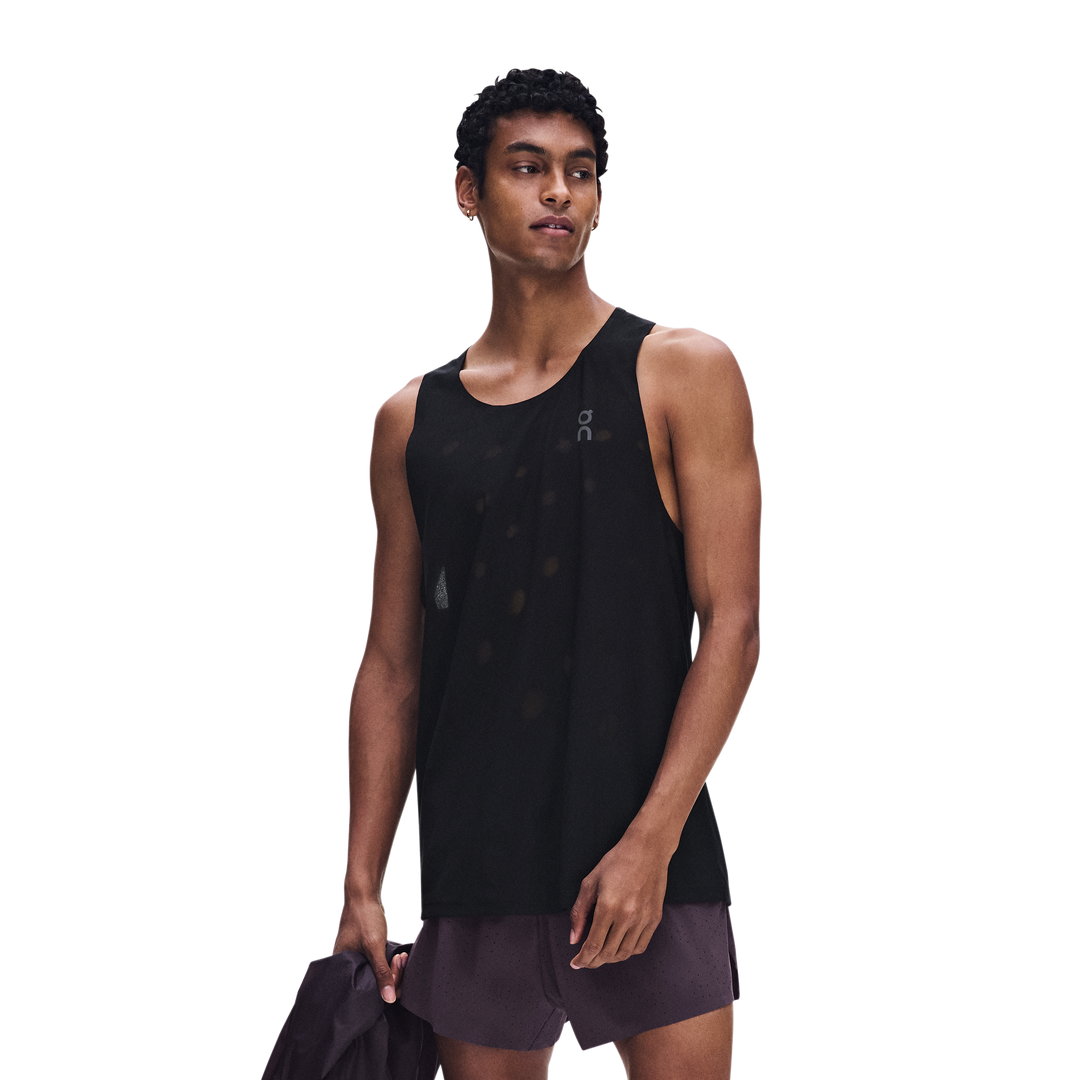 ON Mens Zero Tank Breathe - Black - AW26
