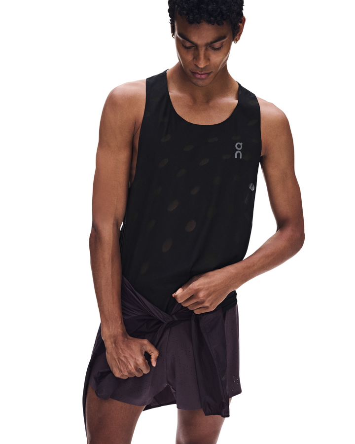 ON Mens Zero Tank Breathe - Black - AW26
