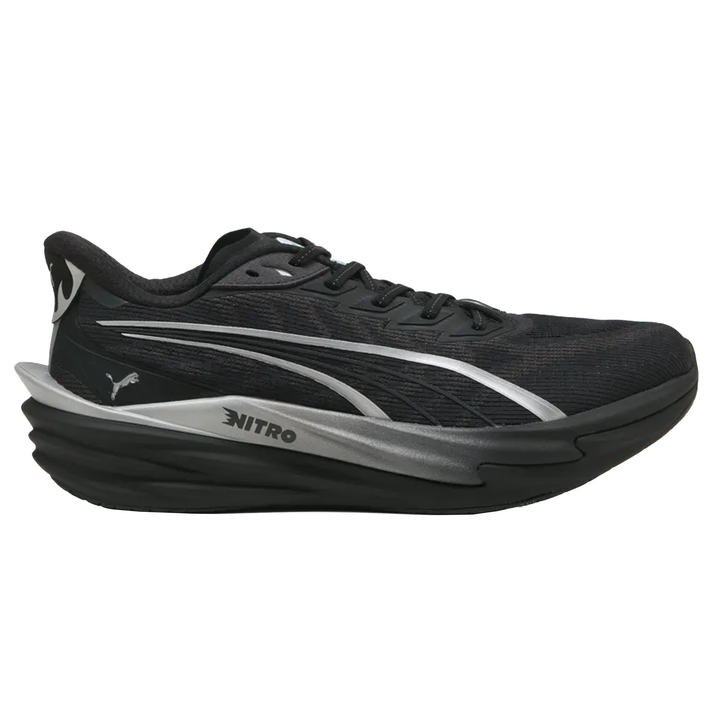 Puma Mens Deviate NITRO 4 Brightstride - Puma Black/Puma Silver - Neutral - AW26