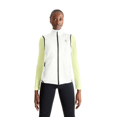 ON Women's Weather Vest - White/Black