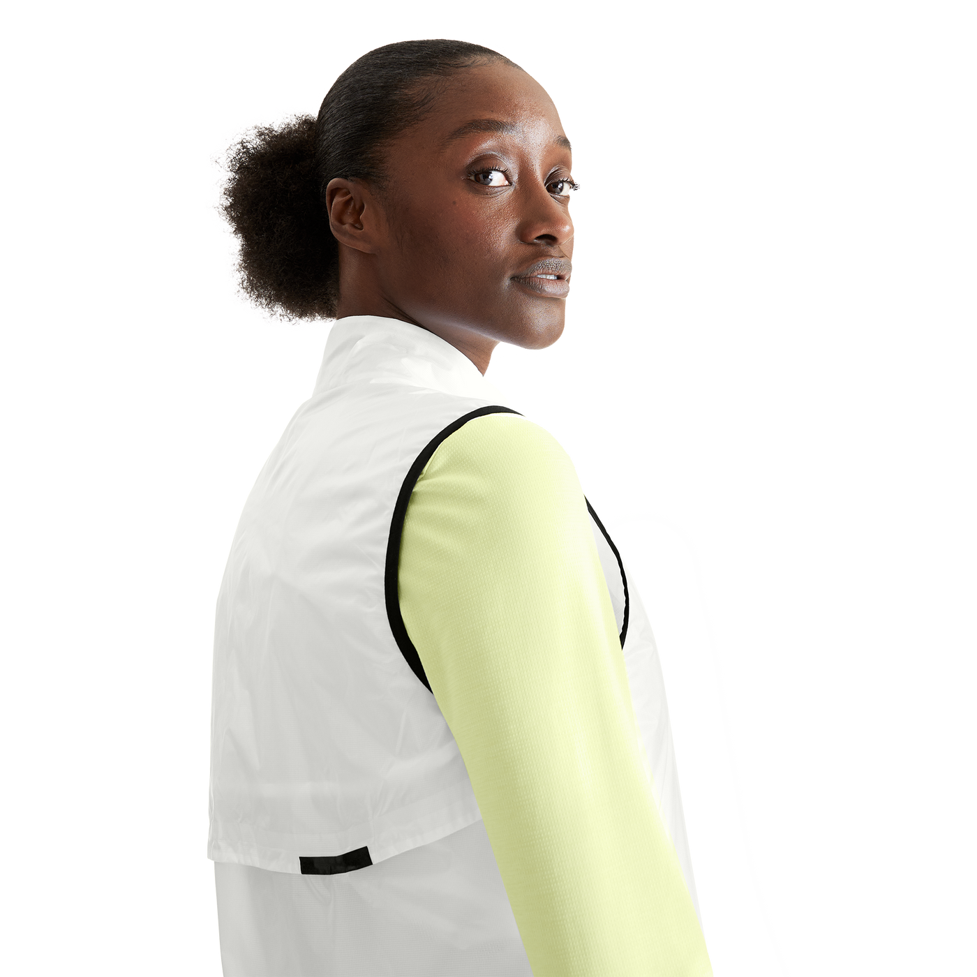 ON Women's Weather Vest - White/Black