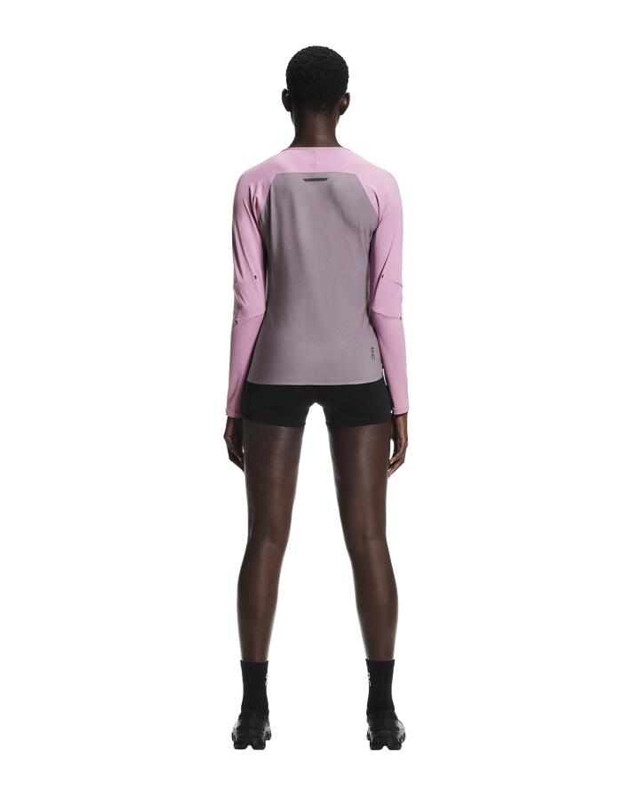 ON Womens Performance Long Tee – Sakura/Dewberry – SS26