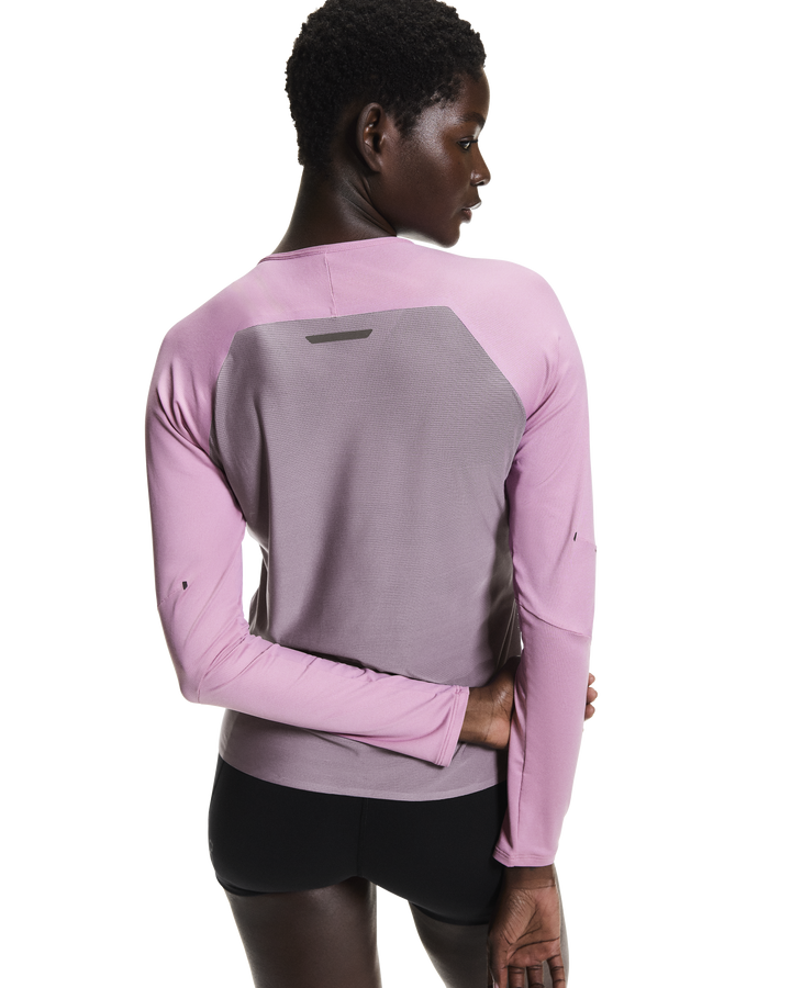 ON Womens Performance Long Tee – Sakura/Dewberry – SS26