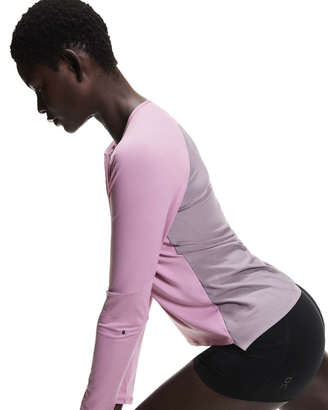 ON Womens Performance Long Tee – Sakura/Dewberry – SS26